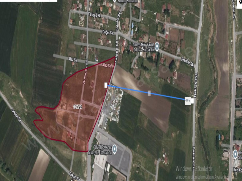 Arnavutköy Çilingirde Satılık Arsa , 211 M2 Yolu Var Evlerin Yakını İmarlı 