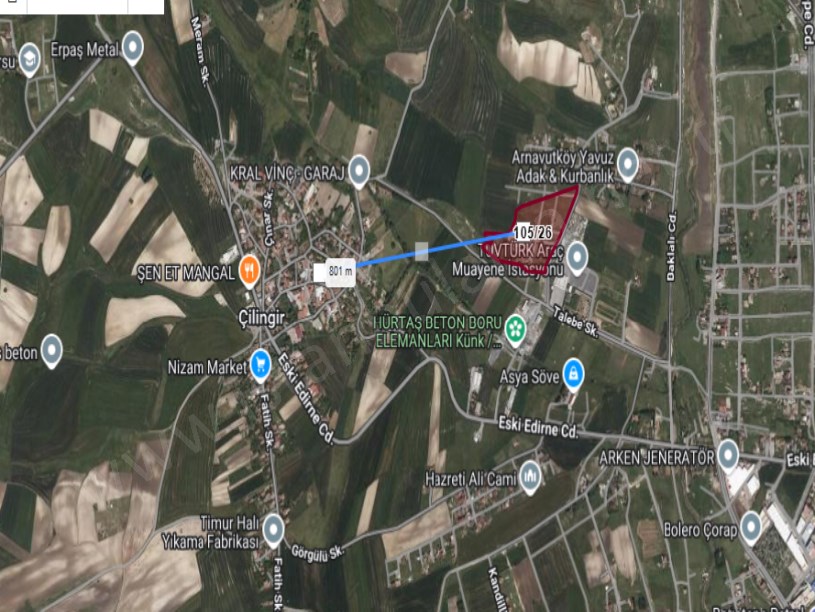 Arnavutköy Çilingirde Satılık Arsa , 211 M2 Yolu Var Evlerin Yakını İmarlı 