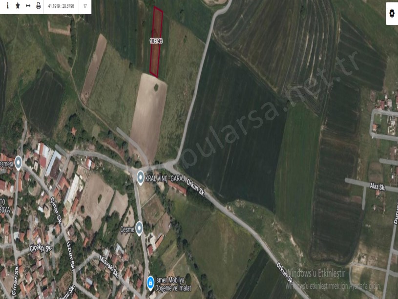 Arnavutköy Çilingirde Satılık Arsa , 173 M2 Hisseli İmarlı 