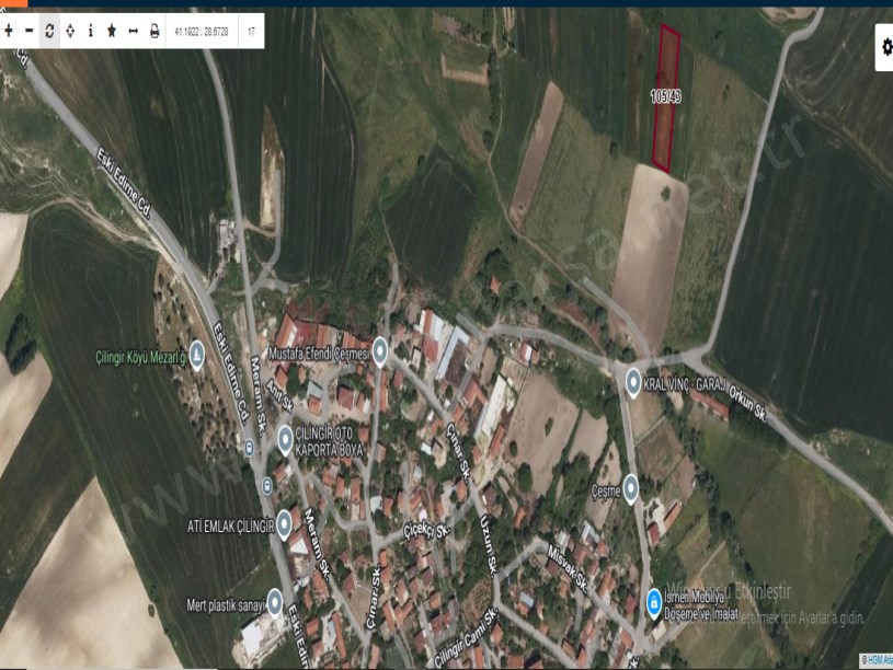 Arnavutköy Çilingirde Satılık Arsa , 173 M2 Hisseli İmarlı 