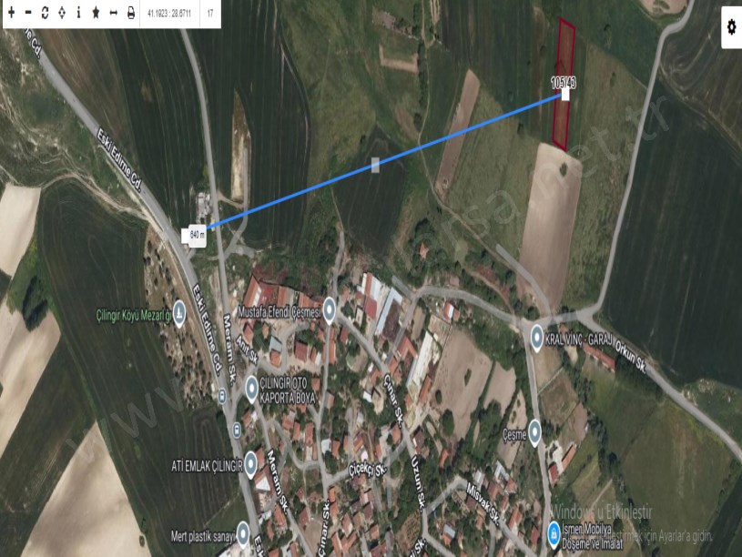 Arnavutköy Çilingirde Satılık Arsa , 173 M2 Hisseli İmarlı 