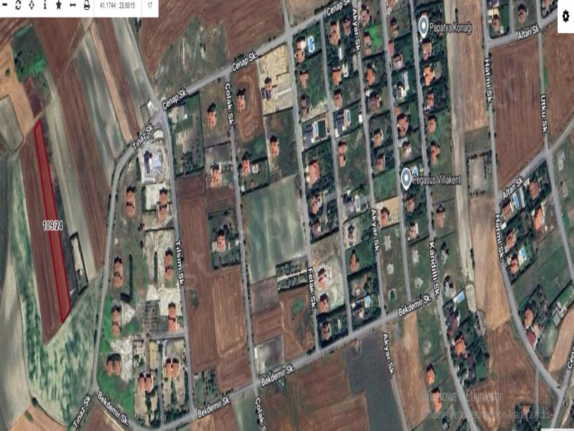 Arnavutköy Çilingirde Satılık Arsa , 82 m2 Hisseli Yolu Var Evlerin Yakını 
