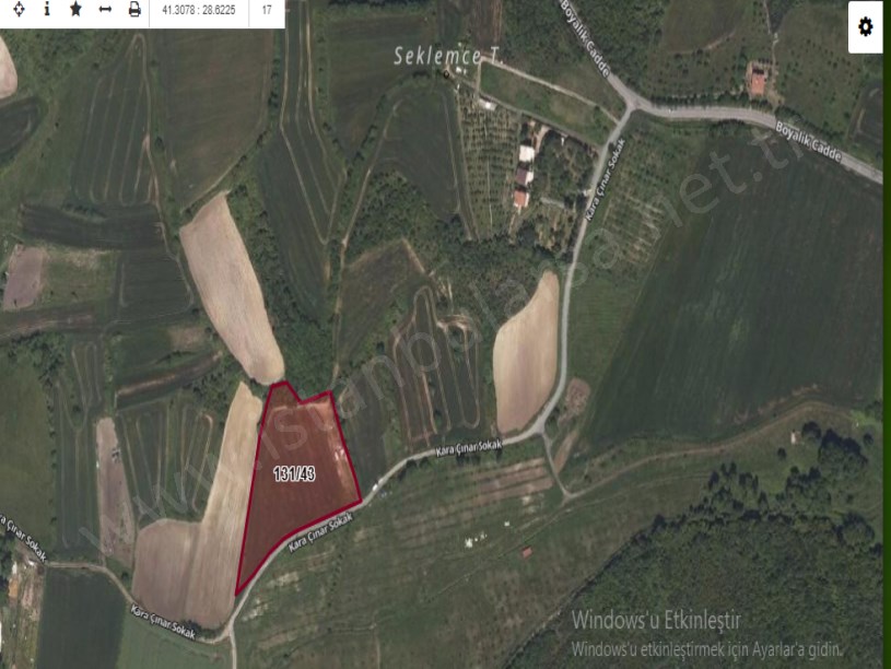 Arnavutköy Balabanda Satılık Arsa , 573 m2 Yolu var Evlerin Yakını 