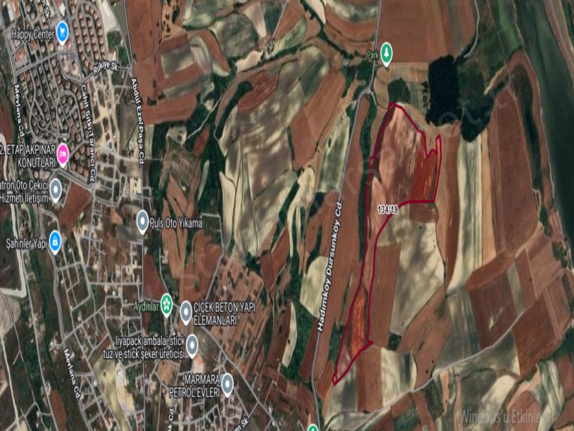 Arnavutköy Dursunköyde Satılık Arsa , 465 m2 Hisseli Yolu var 