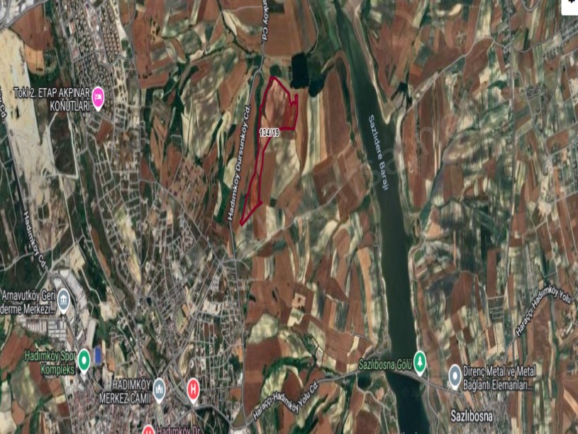 Arnavutköy Dursunköyde Satılık Arsa , 465 m2 Hisseli Yolu var 