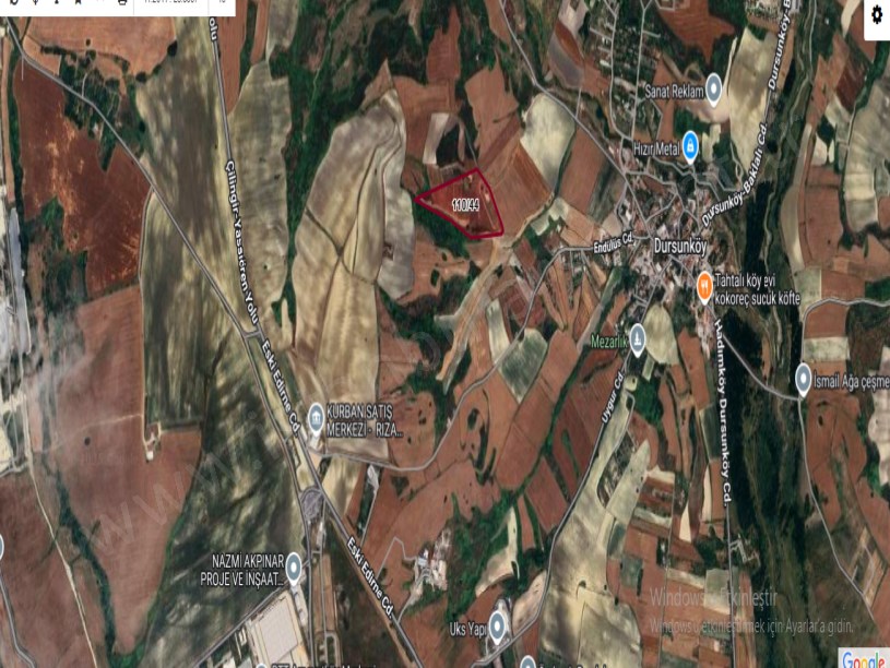 Arnavutköy Dursunköyde Satılık Arsa , 400 M2 Yolu Var Evlerin Yakını