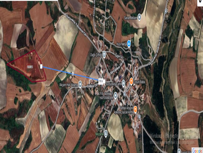 Arnavutköy Dursunköyde Satılık Arsa , 400 M2 Yolu Var Evlerin Yakını