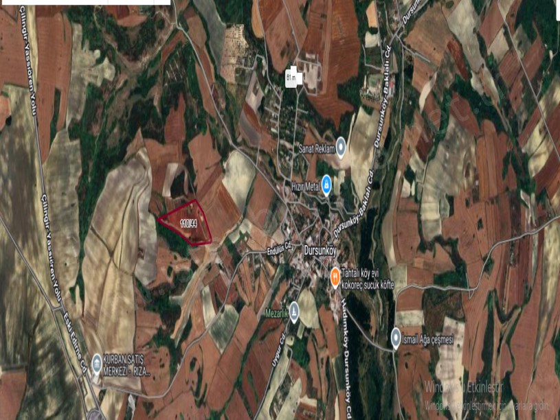 Arnavutköy Dursunköyde Satılık Arsa , 400 M2 Yolu Var Evlerin Yakını