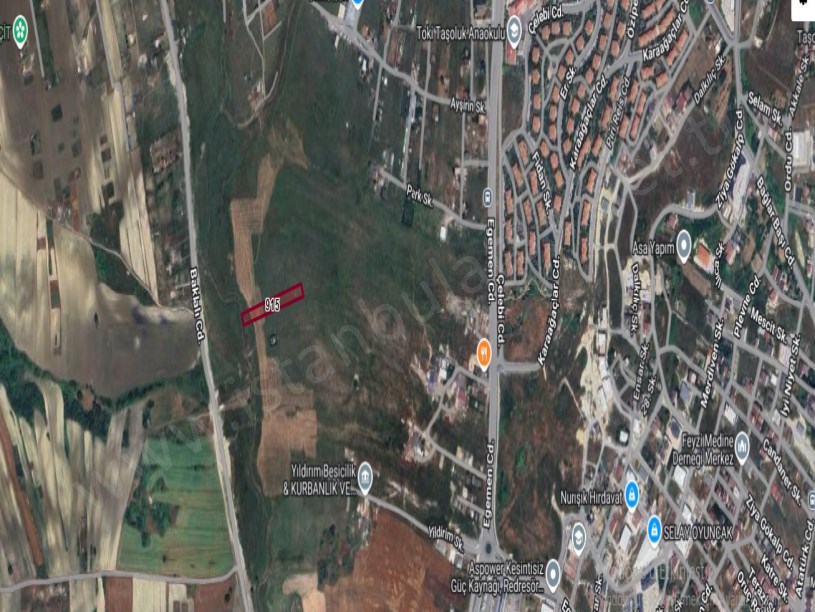 Arnavutköy Taşolukta Satılık Arsa , 415 M2 Yolu Var Evlerin Yakını Hisseli