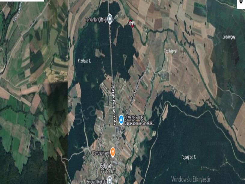 Çatalca Belgratta Satılık Arsa , 373 M2 Yolu Var Evlerin Yakını 