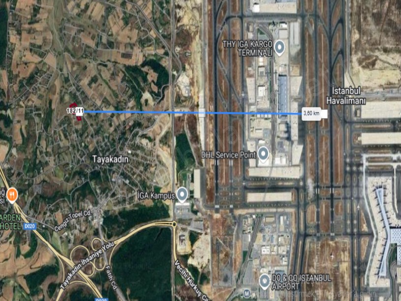 Arnavutköy Tayakadın Satılık Arsa , 320 m2 Yolu Var Evlerin Yakını 
