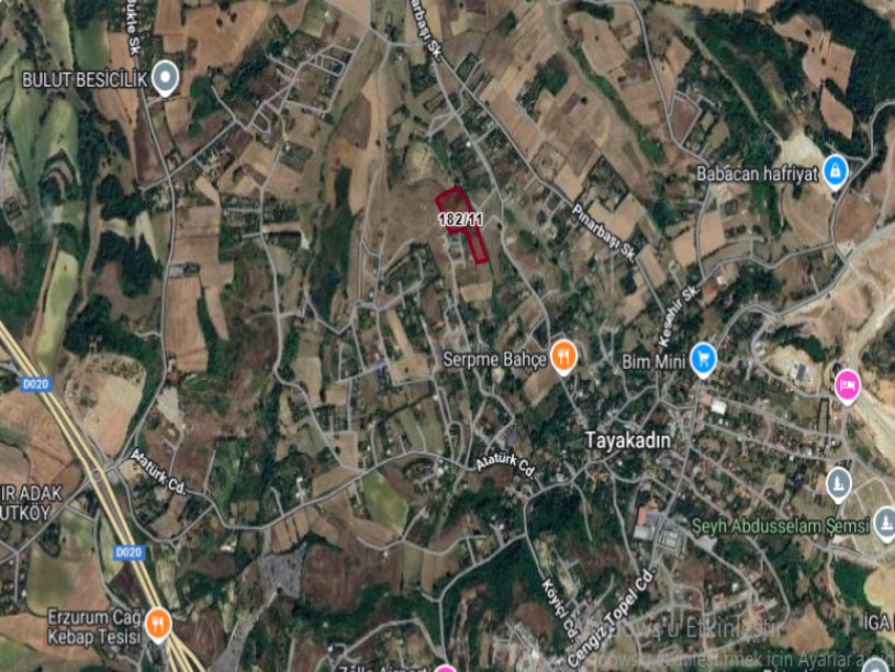 Arnavutköy Tayakadın Satılık Arsa , 320 m2 Yolu Var Evlerin Yakını 