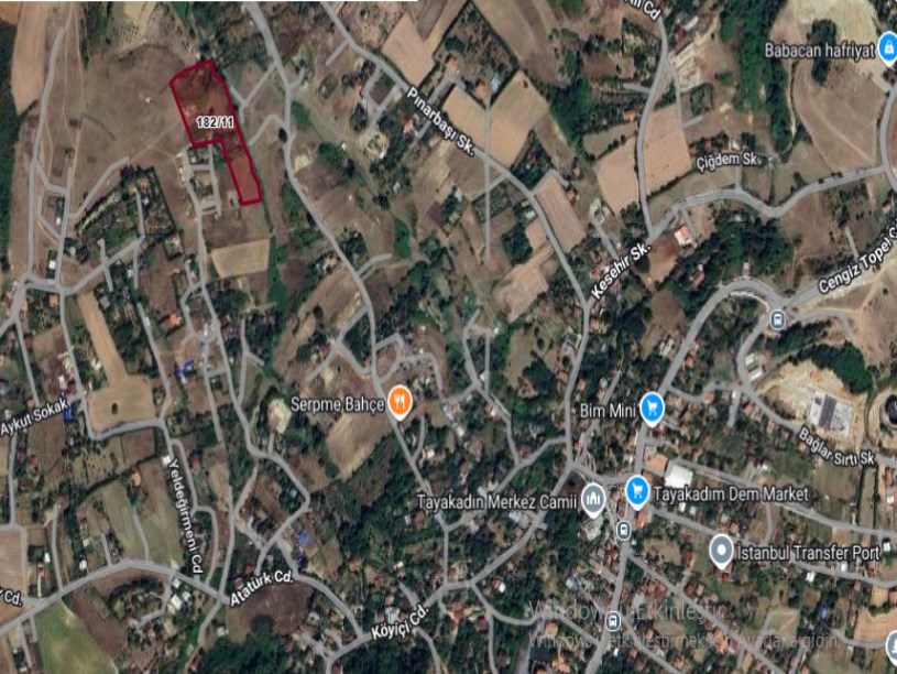 Arnavutköy Tayakadın Satılık Arsa , 320 m2 Yolu Var Evlerin Yakını 