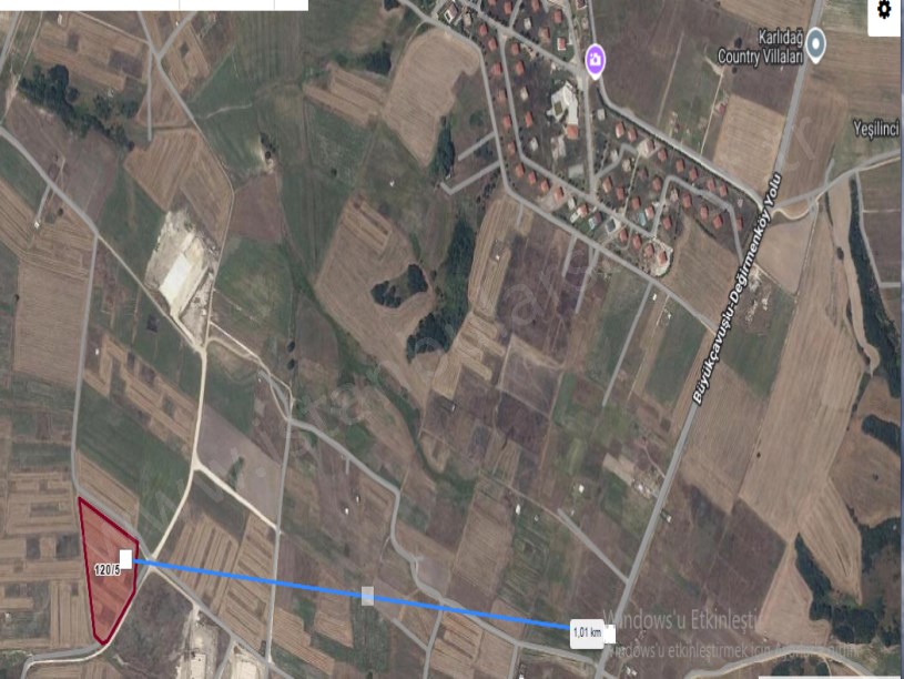 Silivri Balabanda Satılık Arsa , 277 m2 Yolu Var Evlerin Yakını 