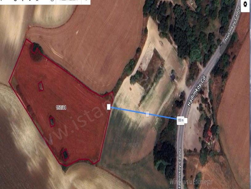 Arnavutköy Yassıörende Satılık Arsa , 212 M2 Hisseli 