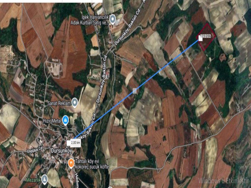 Arnavutköy Dursunköyde Satılık Arsa , 250 M2 Yolu Var Evlerin Yakını