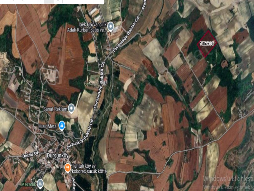 Arnavutköy Dursunköyde Satılık Arsa , 250 M2 Yolu Var Evlerin Yakını