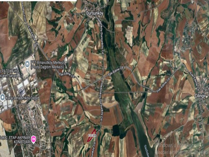 Arnavutköy Dursunköyde Satılık Arsa , 248 M2 Yolu Var  Caddeye Yakın 