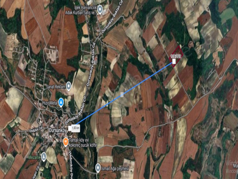 Arnavutköy Dursunköyde Satılık Arsa , 202 m2 Hisseli Çaplı Yolu Var
