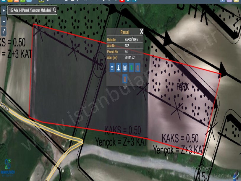 Arnavutköy Yassıörende Satılık Arsa , 238 M2 Yolu Var Hisseli 