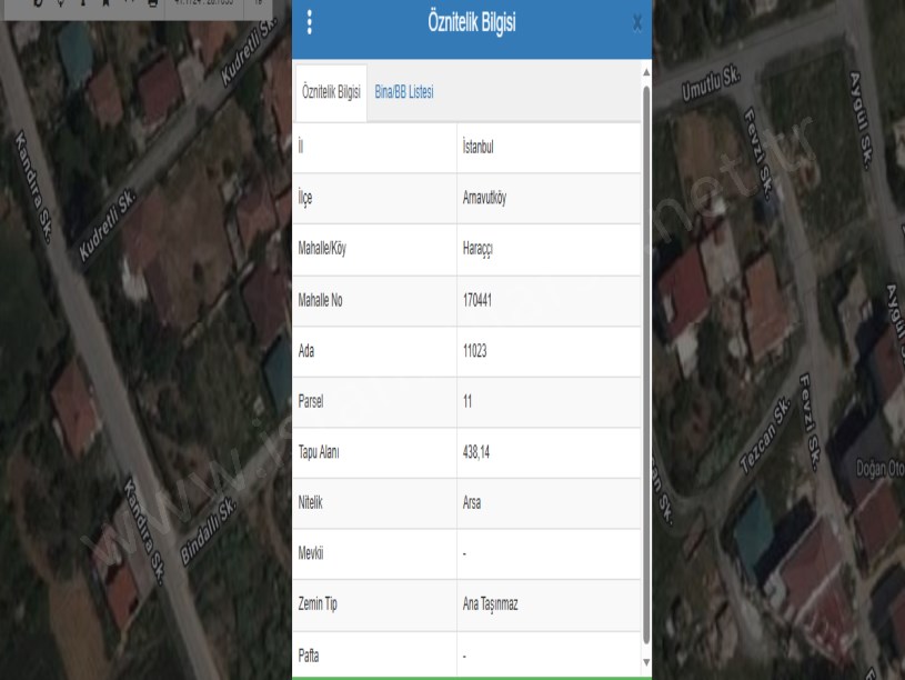Arnavutköy Haraççıda Satılık Arsa , 438 M2 Müstakil İmarlı  Çift Dairelik