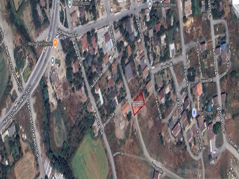 Arnavutköy Haraççıda Satılık Arsa , 438 M2 Müstakil İmarlı  Çift Dairelik