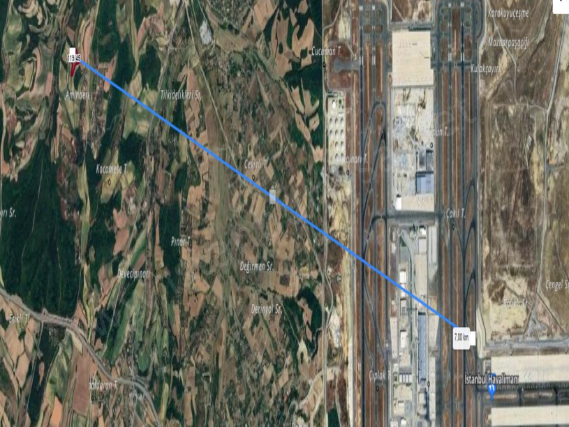 Arnavutköy Boyalıkta Satılık Arsa , 325 m2 Hisseli  Evlerin Yakını 