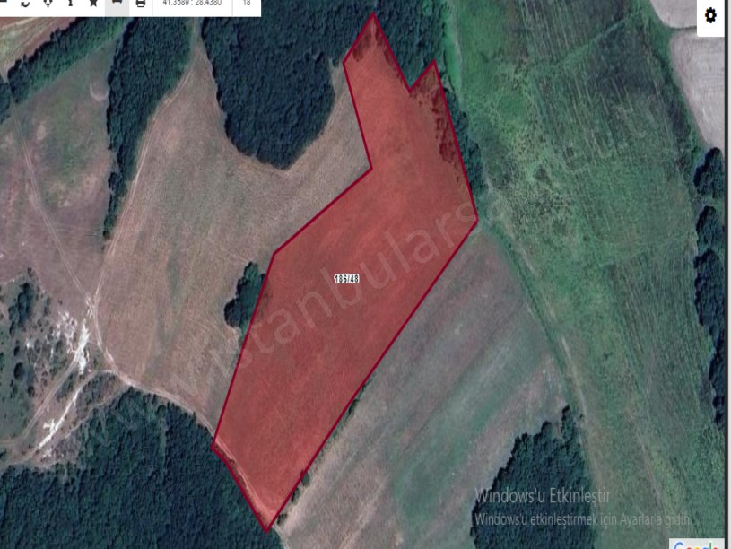 Çatalca Çiftlikköyde Satılık Arsa ,  970 M2  Yolu Var Muvafakatnameli  Çaplı 
