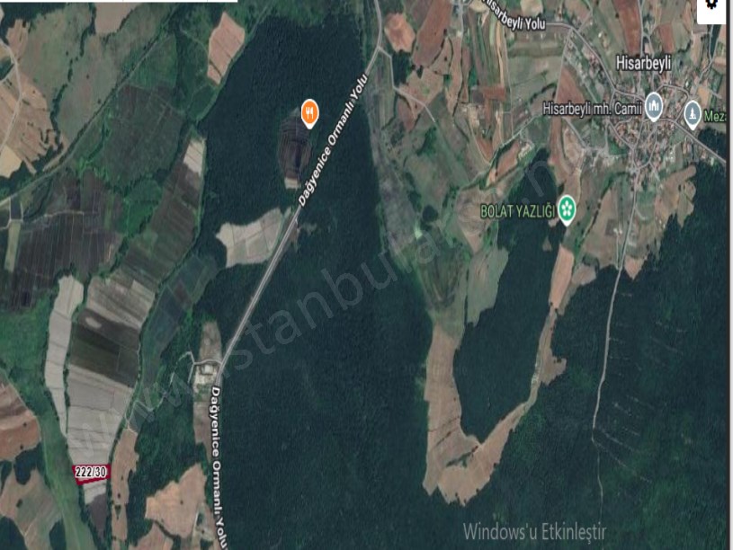Çatalca Çiftlikköyde Satılık Arsa ,  250 M2 Hisseli Yolu Var 