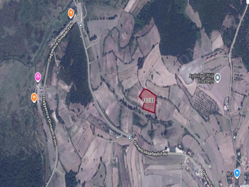 Çatalca Hisarbeylide Satılık Arsa , 425 M2 Muvafakatnameli  Evlerin yakını 