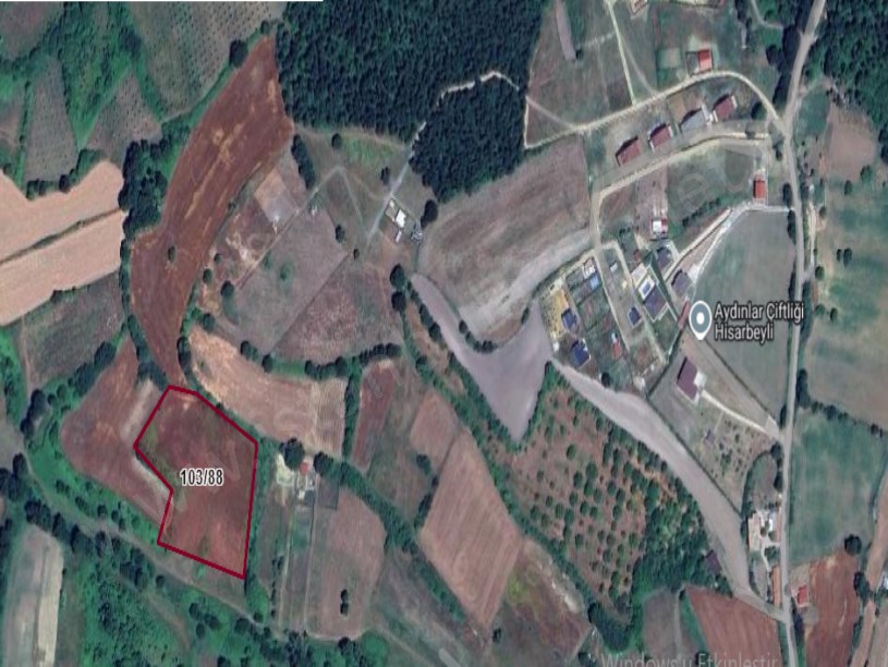 Çatalca Hisarbeylide Satılık Arsa , 425 M2 Muvafakatnameli  Evlerin yakını 