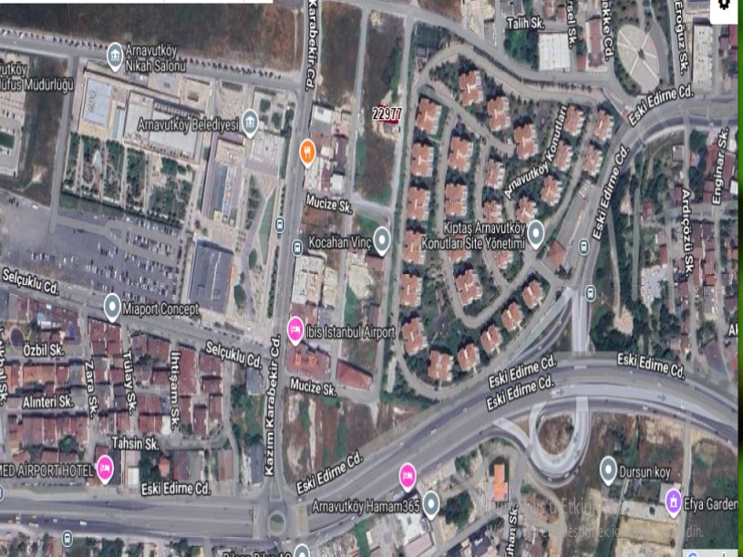 Arnavutköy Mustafa Kemalpaşa Mah Satılık Arsa , 240 m2  Müstakil 3 Kat İmarlı 