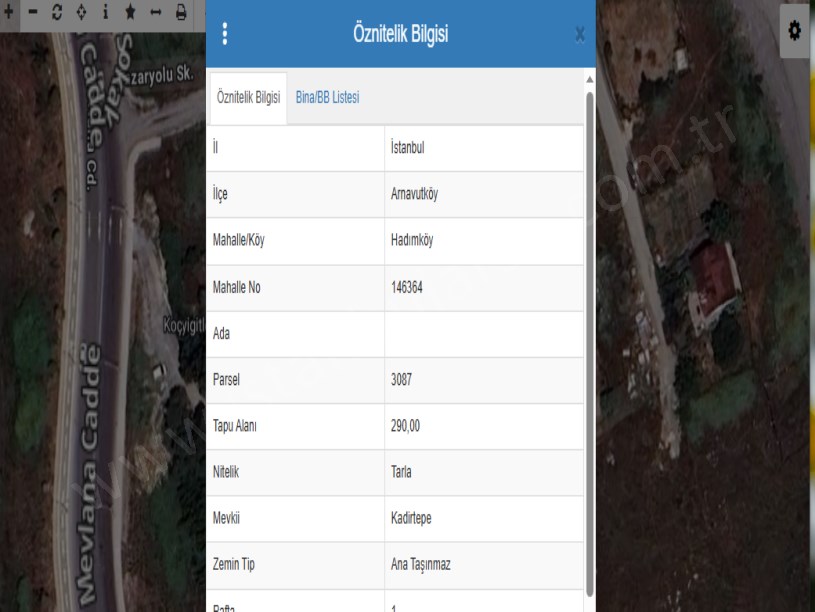 Arnavutköy Hadımköyde Satılık Arsa , 290 M2 Müstakil İmarlı  Merkezde 