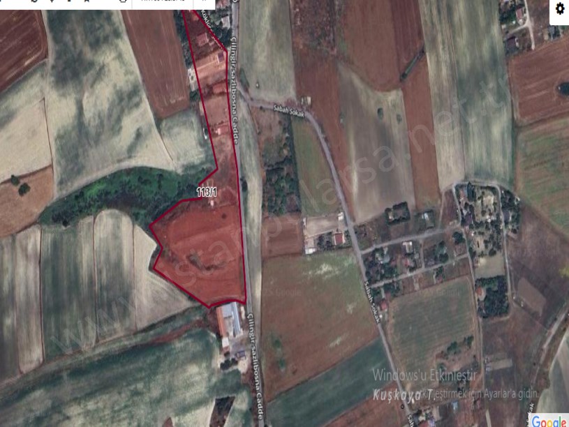 Arnavutköy Çilingirde Satılık Arsa , 323 M2 Hisseli Cadde Cephe 