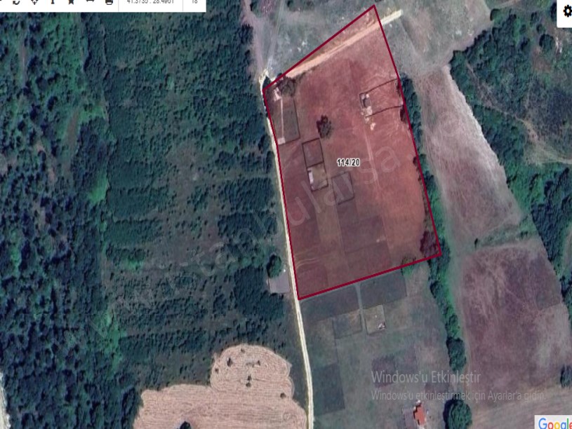 Çatalca Celepköyde Satılık Arsa , 405 M2 Çaplı Hisseli Yolu Var 