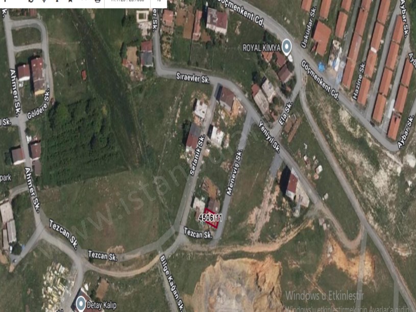 Arnavutköy Haraççıda Satılık Arsa , 136 M2 Müstakil Merkezde  