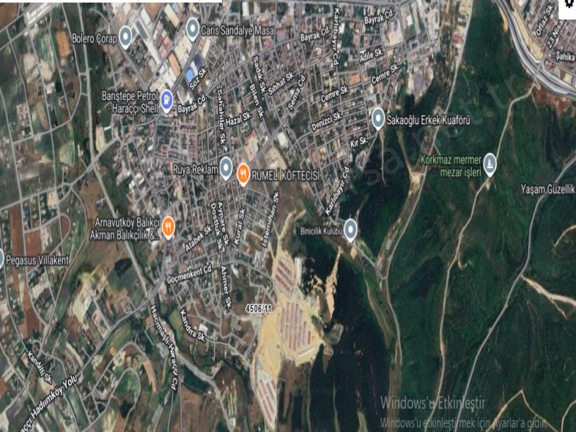 Arnavutköy Haraççıda Satılık Arsa , 136 M2 Müstakil Merkezde  