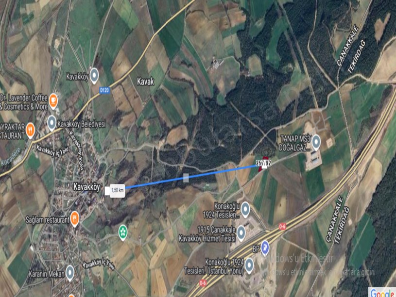 Çanakkale Gelibolu Kavakköy  Köyü Satılık  Tarla  , 2,681 m2 Müstakil Deniz Manzaralı