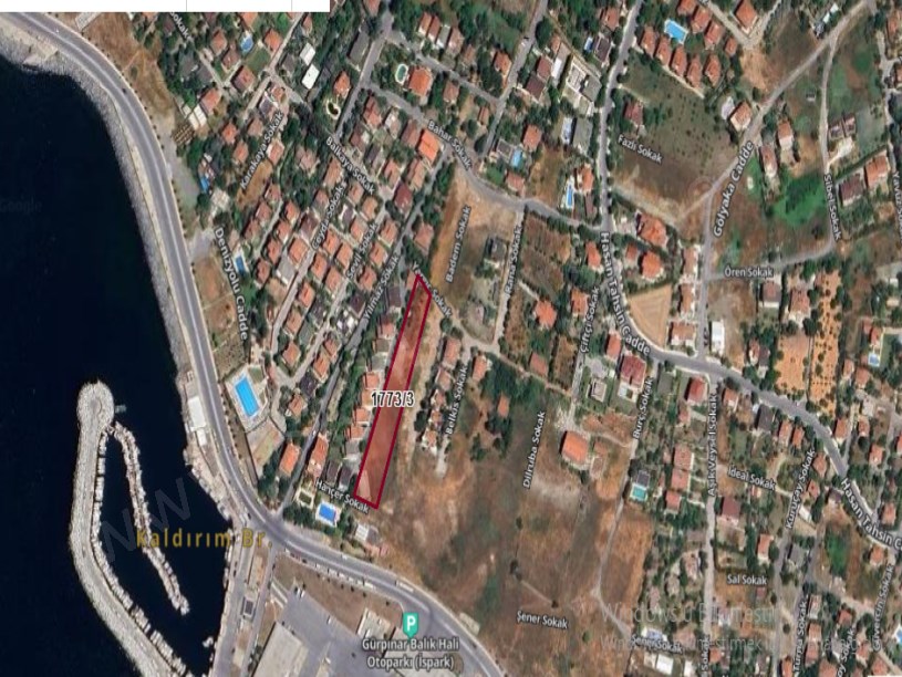 İstanbul Beylizdüzü Gürpınar Mh Satılık Arsa , 3,029 m2 Müstakil Deniz Manzaralı 