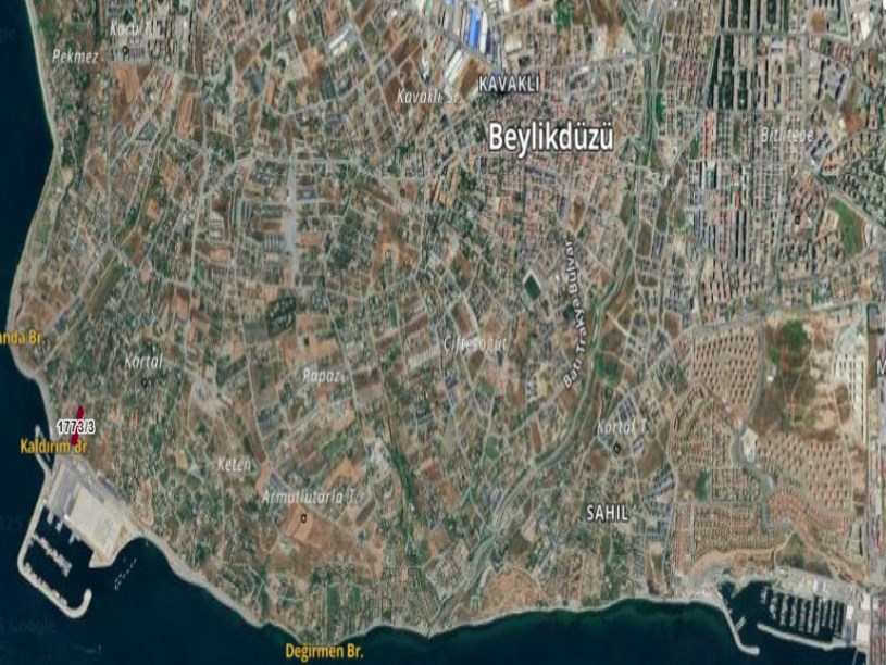 İstanbul Beylizdüzü Gürpınar Mh Satılık Arsa , 3,029 m2 Müstakil Deniz Manzaralı 