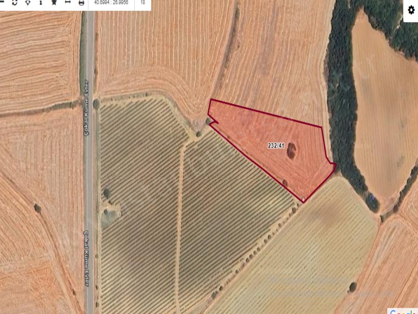 Çanakkale Gelibolu Çokal Köyü Satılık Tarla  , 5,247 m2 Müstakil Yolu Var 