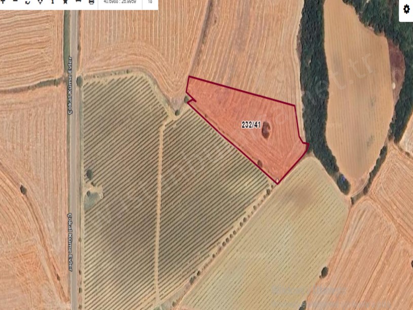 Çanakkale Gelibolu Çokal Köyü Satılık Tarla  , 5,247 m2 Müstakil Yolu Var 