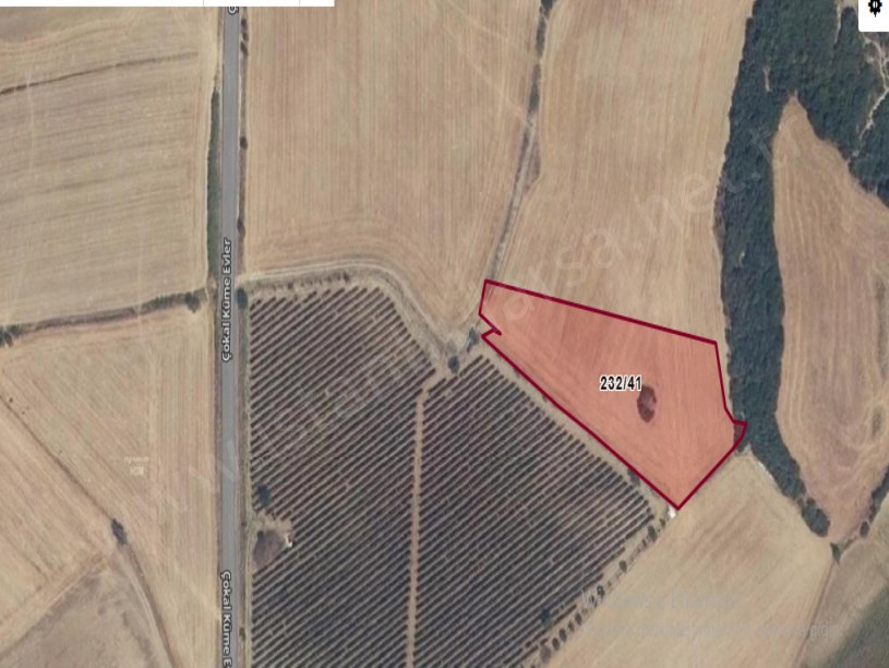Çanakkale Gelibolu Çokal Köyü Satılık Tarla  , 5,247 m2 Müstakil Yolu Var 