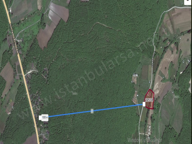 Çatalca Çiftlikköyde Satılık Arsa ,  291 M2 Hisseli Yolu Var 