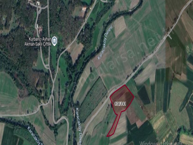 Çatalca Karacaköyde Satılık Arsa , 900 M2 Hisseli Yolu Var 