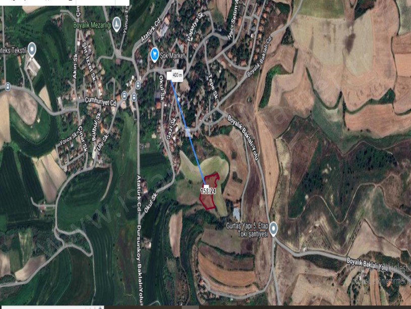 Arnavutköy Boyalıkta Satılık Arsa , 1000 m2 Etrafı Çevrili İmarlı 