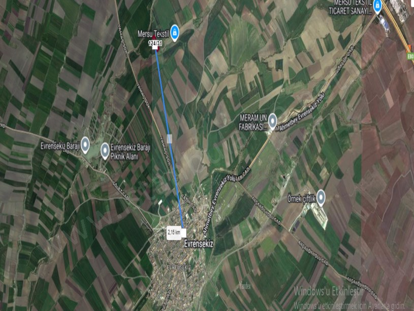Kırklareli Lüleburgaz Evrensekiz Köyünde Satılık Arsa , 1,023 m2 Hisseli Yolu Var 