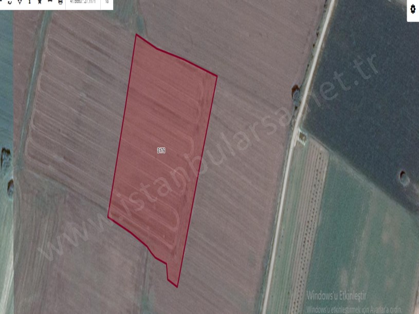 Kırklareli Merkez İnece Köyü Satılık Arsa , 319 m2 Hisseli Yolu Var 
