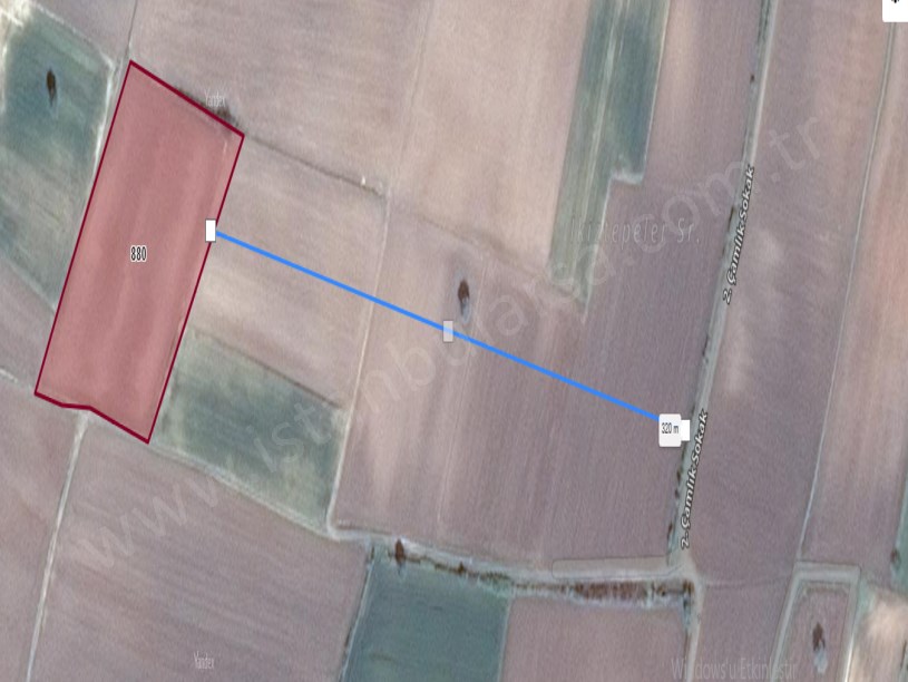 Kırklareli Merkez İnece Köyü Satılık Arsa , 231 m2 Hisseli Yolu Var 