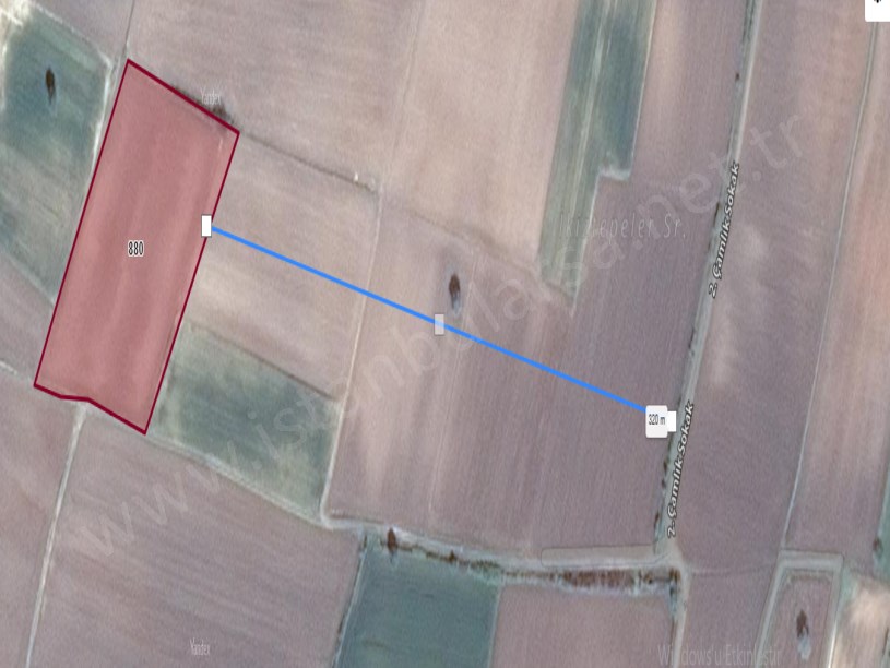 Kırklareli Merkez İnece Köyü Satılık Arsa , 231 m2 Hisseli Yolu Var 